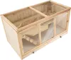 tectake® Goldie drewniana klatka dla gryzoni 95 x 50 x 50 Podgląd zdjęcia produktu 2