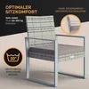 CASARIA® Balkonmöbel Set WPC Tisch 160kg Belastbarkeit Produktbild-Vorschau 4