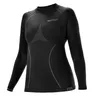 Product shot of a black long-sleeved thermal shirt. Náhled obrázku produktu