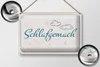 Blechschild Spruch 30x20cm Schlafgemach Produktbild-Vorschau 2