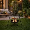 Grill trójnóg 2w1 Bauhus 150 cm z rusztem 49 cm i misą 51 Podgląd zdjęcia produktu 7