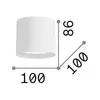Ideal Lux 345475 SPIKE Aufbaustrahler D100mm LED 10W Produktbild-Vorschau 3