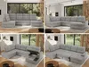 MKS MEBLE Ecksofa Wohnlandschaft U-Form, Sofa mit Produktbild-Vorschau 2