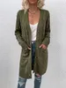 ASKSA Damen Langarm Strickjacke Strick Mantel Zopfstrick Produktbild-Vorschau 2