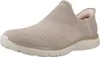 A single beige Skechers women's sneaker is shown from the side against a white background. Podgląd zdjęcia produktu