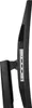 Side view of a black computer monitor stand and ports. Produktbild-Vorschau