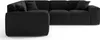 Ecksofa Designersofa CELES in Stoff Opera Velvet Creme Produktbild-Vorschau 3