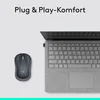 Logitech Optische Maus M185 kabellos grau Produktbild-Vorschau 25