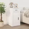 vidaXL Büroschrank Hochglanz-Weiß 40x49x75 cm Holzwerkstoff Produktbild-Vorschau 2
