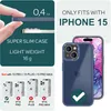 Hybrid Hülle für iPhone 15 Frosted Case Handyhülle Schutz Produktbild-Vorschau 4