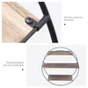 FATIVO Étagère Murale en Bois – Étagère Ronde à 3 Niveaux Voir les images du produit 12