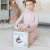 Montessori-Holzspielzeug Kleine Steckpuppen mit Hüten und Produktbild-Vorschau 5
