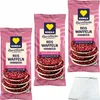 Edeka Reiswaffeln Himbeer mit Zartbitterschokolade 3er Pack Produktbild-Vorschau 1