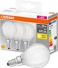3 x Osram LED Filament Leuchtmittel Tropfen 4W = 40W E14 Produktbild-Vorschau 1