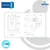tecuro UP-Siphon Geruchsverschluss für Geräte, mit Produktbild-Vorschau 3