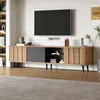 STILVORA TV-Lowboard mit 3 Schränken, TV-Schrank für 75 Produktbild-Vorschau 3