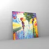 Bilder auf glas - Park Straße Regen - 50x50cm - Glasbilder Produktbild-Vorschau 4
