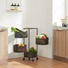 Rollwagen 'Steigen' Servierwagen mit 4 Ebenen 74,5xØ33cm Produktbild-Vorschau 2