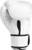 A white boxing glove with black trim, shown from the side against a white background. Náhled obrázku produktu