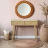 Konsola Ballo z 2 szufladami, naturalny rattan i boho Podgląd zdjęcia produktu 2