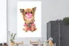 MuchoWow® Poster Für Kinder - Hund - Kaugummi - Rosa - Produktbild-Vorschau 2