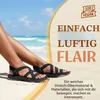 Skechers Slip-Ins: Reggae Slim  Sandalen Plat - zwart - Voir les images du produit 25