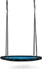 A round swing suspended by ropes against a white background. Podgląd zdjęcia produktu