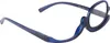 A close-up side view of a pair of blue magnifying glasses for eye makeup. Produktbild-Vorschau