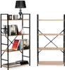 Bücherregale mit 4 Ebenen, bodenstehendes Bücherregal, Produktbild-Vorschau 1