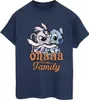 Disney - "Ohana" T-Shirt für Damen BI30158 (S) (Marineblau) Produktbild-Vorschau 1