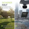 Juskys Gartenmöbelset Genua 4-tlg., Metall & Textil, ohne Produktbild-Vorschau 5