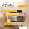 Artsauna Cube Fasssauna Fjora L für 6 Personen, mit 9kW Produktbild-Vorschau 3
