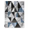 Teppich ALTER Nano Dreiecke blau Blau 140x190 cm Produktbild-Vorschau 3
