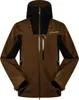 Wasserdichte Ridge-Seeker Jacket von Berghaus in Braun mit schwarzem Einsatz und Reißverschluss. Produktbild-Vorschau