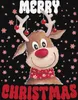Merry Christmas Reh Rentier Süß - Weihnachten Xmas Produktbild-Vorschau 3
