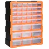 vidaXL Organizer wieloszufladowy z 39 szufladami 38x16x47 Podgląd zdjęcia produktu 4