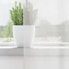 vidaXL Voile Vorhänge mit Stangentaschen 2 Stk. Weiß Produktbild-Vorschau 3