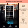 Klarstein Cave a Vin, Réfrigérateur à Vin avec Porte en Voir les images du produit 4