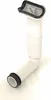 A white plumbing pipe fitting with a black rubber seal. Produktbild-Vorschau