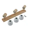 Lindby Deckenleuchte Thorin, 47 cm, 3-flg., weiß, Holz, E14 Produktbild-Vorschau 7