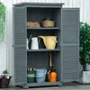 Outsunny Gartenschrank Holz Geräteschuppen Gartenhaus Produktbild-Vorschau 2