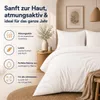 Komfortec Premium Bettwäsche 155x220 cm Bettbezug + 80x80 Produktbild-Vorschau 5