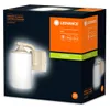 The image shows the packaging of an outdoor lantern cylinder light fixture. The packaging features product images, branding, and technical specifications. Produktbild-Vorschau