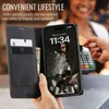 Hülle für iPhone 16 Pro Max Retro Kunstledertasche mit Produktbild-Vorschau 6