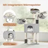 Yaheetech Großer Kratzbaum 160 cm H, mit ⌀11 cm dicken Produktbild-Vorschau 6