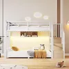 Cama nido Merax de 90 x 200 cm con luces LED, 3 Vista previa de la imagen del producto 2