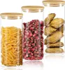 MOOHO Vorratsdosen Glas 3er Set 1200ml, Aufbewahrungsbox Produktbild-Vorschau 1