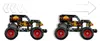 LEGO® Technic 42219 Monster Jam™ Grave Digger™ Fuoco e Anteprima dell’immagine prodotto 13