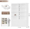 Bibliothèque - Meuble de rangement sur pied - Meuble haut à Voir les images du produit 7