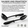 Servierlöffel Suppenkelle Set, Schwarz Produktbild-Vorschau 2